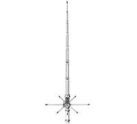 Sirio Antena 827, Antena CB Fija 5/8 、 Ground Plane, frecuencia 26.40 - 28.4MHz, Ganancia 3,65 dBi, Potencia máxima 3000 W (CW) Short Time, Altura 6,7 m, de Aluminio con radiales
