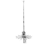 Sirio Antenne 2016, Antena CB Fija 5/8 λ Ground Plane, frecuencia 26,40-28,2 MHz, Ganancia 3,45 dBi, Potencia máxima 3000 vatios (CW) Short Time, Altura 6,1 m, de Aluminio con radiales