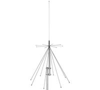 SIRIO antenne Sd-1300/Uhf, Antena de discono, frecuencia RX 25-1300 MHz, Ganancia 2,15 dBi, Potencia máxima 300 W (VHF) 200 W (UHF), Altura 1,6 m, Inoxidable/Aluminio