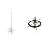SIRIO Blizzard 2700 Antena base con anillo de refuerzo radiales - 26 ... 28 MHz tarabile 5/8 λ Ground Plane