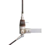 SIRIO BOOMERANG27-W Antena de fibra CB 27 Mhz Balconera 1/4 Onda. Longitud Radiante 1,33 metros