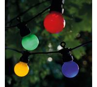 Sirius Cadena de luces LED Lucas, kit de inicio multicolor, 10 luces, solar/enchufable
