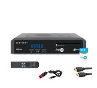 SIRIUS HD SERVIMAT Receptor de satélite + tarjeta Fransat + Cable HDMI + Cordón 12V