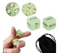 SIRLOMU 4 Set Dados Juego Posiciones para Parejas, Dados Eróticos con Diferentes Posiciones Sexuales y del Cuerpo Impresas, Adecuado para Masculinas y Femeninas, Trae Diversión para Amantes de Parejas