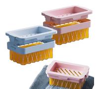 Sirlomu Bandeja de Jabón de Red para Soporte de Burbujas Base Antideslizante Caja de Almacenamiento para Amigos, Padres, Estudiantes, Mujeres, Hombres, Compañeros de Piso (6,1 x 3,74 x 0,79 Pulgadas)
