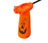 Siroco - Bolso de mano para caramelos de Halloween para monstruo, color naranja y negro, 45 cm Trick Gold Treat Cesta