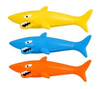 SIROCO - Juego de 3 tiburones torpedos de piscina para juegos de buceo - Juguetes de agua para lanzar piscina, playa y actividades acuáticas