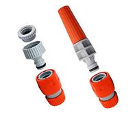 Siroflex 4550/AS Set Lanza de Riego Made in Italy | Conectadores de Manguera de Riego de Jardín| Lanza para Manguera de Riego Compatible con Todos los Conectadores de Manguera | Kit de Riego de Jardín