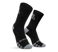 SIROKO - Calcetines de caña media Ciclismo Gravel GS2 Black - M-L - Negro