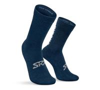 SIROKO Calcetines de ciclismo con lana merino SRX Arctic Azul M