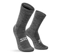 SIROKO Calcetines de ciclismo con lana merino SRX Maloja Gris M
