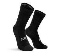 SIROKO - Calcetines de Ciclismo de Lana Merino SRX Grappa - XS-S - Negro/Gris