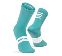 SIROKO - Calcetines de Ciclismo S1 Cyan Trollstigen - M-L - Cian