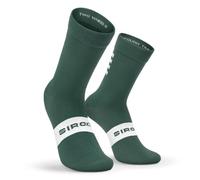 SIROKO - Calcetines de Ciclismo S1 Green Alpe d'Huez - M-L - Verde militar