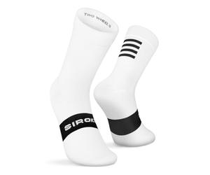 SIROKO - Calcetines de Ciclismo S1 White Gavia - XL-XXL - Blanco