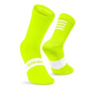 SIROKO Calcetines para ciclismo S1 Fluor Montseny Amarillo Neón XL