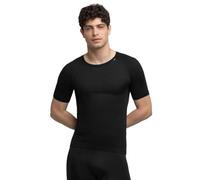 SIROKO - Camiseta Interior de Ciclismo de Lana Manga Corta SRX Black Ice - 2XL-3XL - Negro