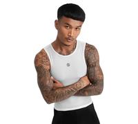 SIROKO - Camiseta Interior de Ciclismo sin Mangas Velocity - 2XL-3XL - Blanco