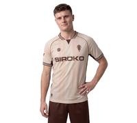 SIROKO Camiseta Jugador 3ª equipación Oficial del Real Sporting de Gijón Adulto RSG Third tee Player M Beige