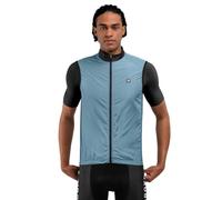 SIROKO - Chaleco Cortavientos de Ciclismo V1 Manghen - XS - Azul acero