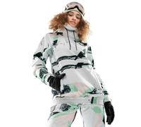SIROKO - Chaqueta de Nieve para Mujer W1-W Delirium - XXS - Blanco/Multicolor