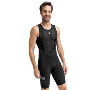 SIROKO Culote Corto Reciclado Ciclismo Malhao Negro XXL
