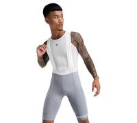 SIROKO - Culotte Ciclismo Bx Fassa - S - Gris/Blanco