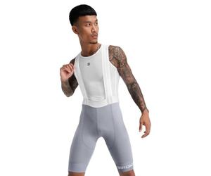 SIROKO - Culotte Ciclismo Bx Fassa - S - Gris/Blanco