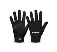 SIROKO - Guantes Cortos de Ciclismo para niños - Colección Iniciación K-Core Barspin Black - 9-10 (140 cm) - Negro
