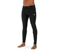 SIROKO Leggings térmicos de esquí y Nieve Wolf Negro L