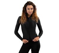 SIROKO - Maillot Ciclismo Manga Larga para Mujer M2 Eclipse - L - Negro