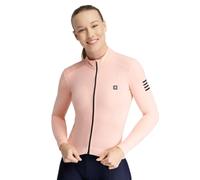 SIROKO - Maillot Ciclismo Manga Larga Térmico para Mujer SRX M4 Danseuse - XL - Rosa melocotón