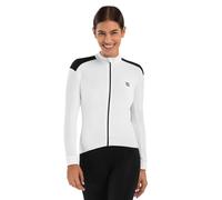 SIROKO - Maillot Ciclismo Manga Larga Térmico para Mujer SRX M4 Eira - S - Blanco/Negro