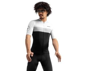 SIROKO - Maillot de Ciclismo Verano M3 Podium - L - Negro/Blanco