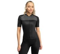SIROKO - Maillot de Ciclismo Verano para Mujer M3 Milano - L - Negro/Blanco