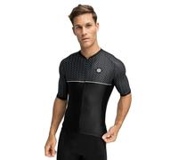 SIROKO Maillot de Manga Corta Ciclismo M2 Mount Evans Negro S