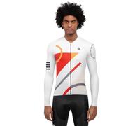 SIROKO Maillot de Manga Larga Ciclismo M2 Finish Line Blanco L
