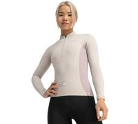 SIROKO - Maillot Gravel Manga Larga para Mujer GM3 Camino - M - Beige/Rosa