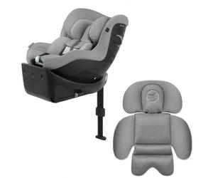 Sirona Gi i-Size silla de seguridad de Cybex Cybex Stone Grey PLUS + Reductor recién nacido