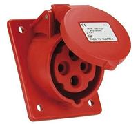 SIROX® Enchufe de montaje CEE IP 44, 4 pines, 400 V, 6 h, corriente angular 16 A