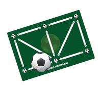 Sirseon Alfombra de entrenamiento de pasos de fútbol,Equipo de entrenamiento de pies de fútbol | Entrenamiento de fútbol antideslizante resistente al desgaste - Tapete de paso seguro para