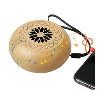 Sirseon - Altavoces vintage de madera, altavoz inalámbrico retro - Orador al aire libre con cordón - Bass Music Player, Electronics for Home, Down, Outdoors, Travel