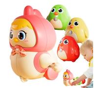 Sirseon Cargar juguetes, Pollo de juguete - Lindo juguete de carga con pollo caminando - Juguete de pollo saltando, juguete de relojería pequeña, calcetines de Pascua para bolsas de regalo