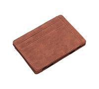Sirseon Cartera mágica delgada, Cartera mágica delgada | Cartera de bolsillo de piel sintética con clip para dinero mágico y tarjetero - Cartera porta dinero, tarjetero para hombre, porta tarjetas de