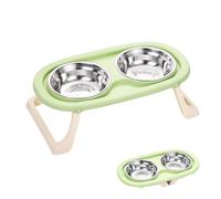 Sirseon - Cuenco para gatos elevado, plato para gatos alto, extraíble y regulable en altura | Tazón de comida a prueba de salpicaduras, Suministros para mascotas