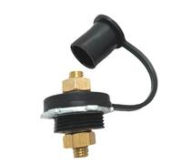 Sirseon - Extensión de terminal de batería | Pasadores portátiles de batería remota de 0.8 pulgadas, puente de cargador de batería marino, conectores de mamparo de batería con tapa para