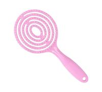 Sirseon Peine de pelo rizado, cepillo desenredante, cepillo desenredante redondo ventilado | Cepillo desenredante elegante para cabello húmedo y seco, peine de masaje de aire para cabello liso y