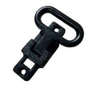 Sirseon Peldaños plegables para camión, peldaños plegables para remolque | Peldaño del cuerpo de la cama plegable con asa de apoyo, asa de soporte, escalón multiusos de hierro fundido para camión