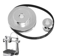 Sirseon - Polea dispensadora de 20 y 60 dientes, polea dispensadora con orificio de 8 mm - Polea dispensadora 2GT, rueda síncrona de aluminio - Correa dentada con polea de motor