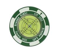 Sirseon Señales de Golf para Poner el Clip Verde de Golf Marcador - de formación Lectura, Sombrero Clip Reutilizable Que Ponen para Uso Exterior Interior